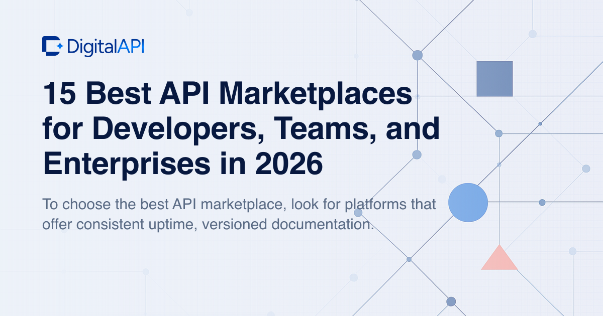 Best API marketplaces — DigitalAPI