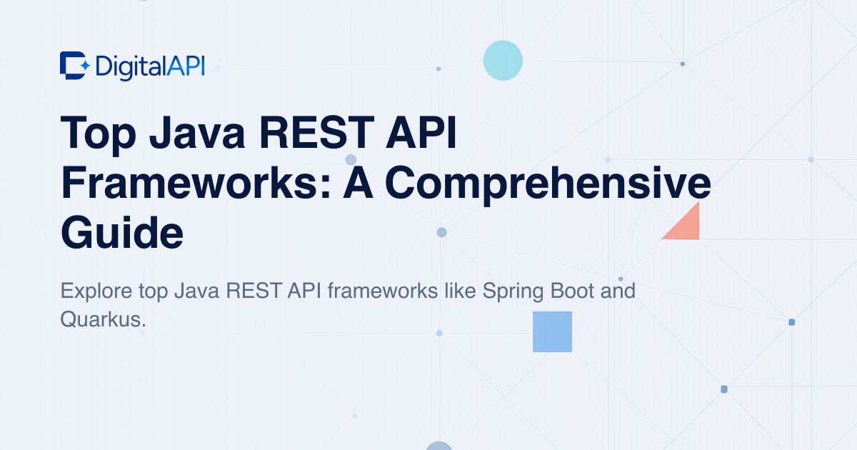Top Java REST API frameworks — DigitalAPI
