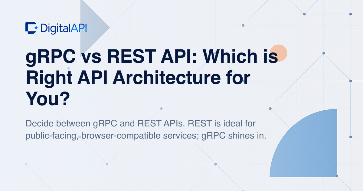 gRPC vs REST API — DigitalAPI