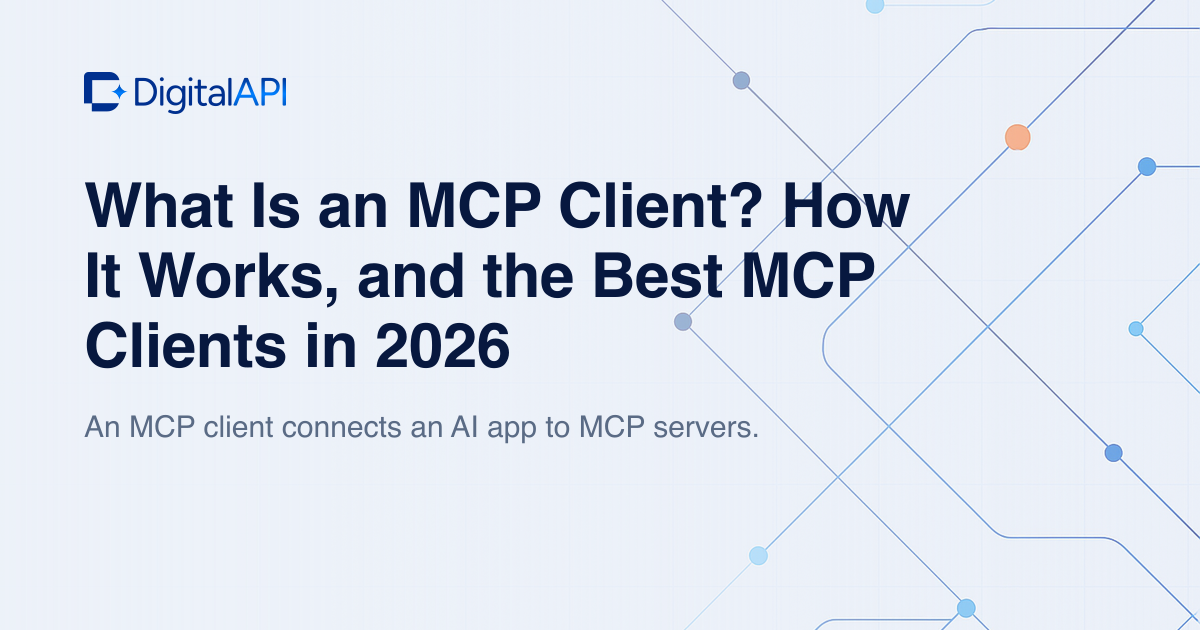 What is an MCP client — DigitalAPI