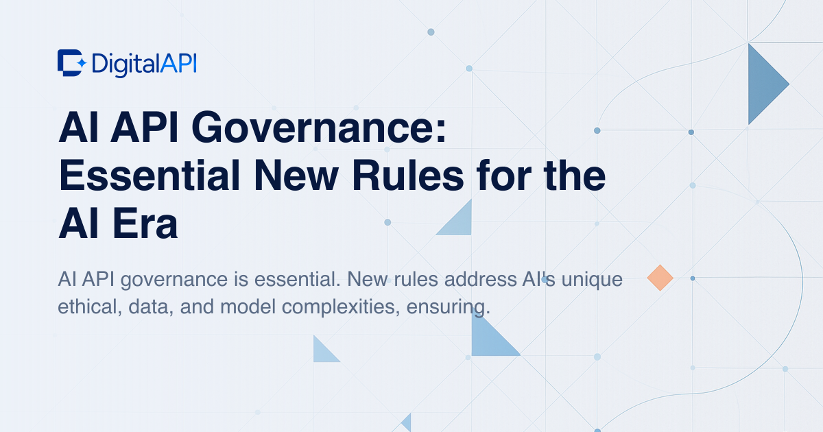 AI API governance — DigitalAPI