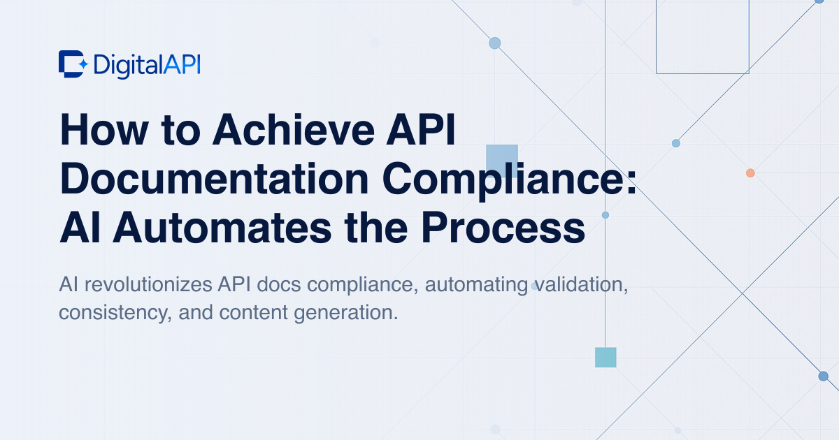 API documentation compliance — DigitalAPI