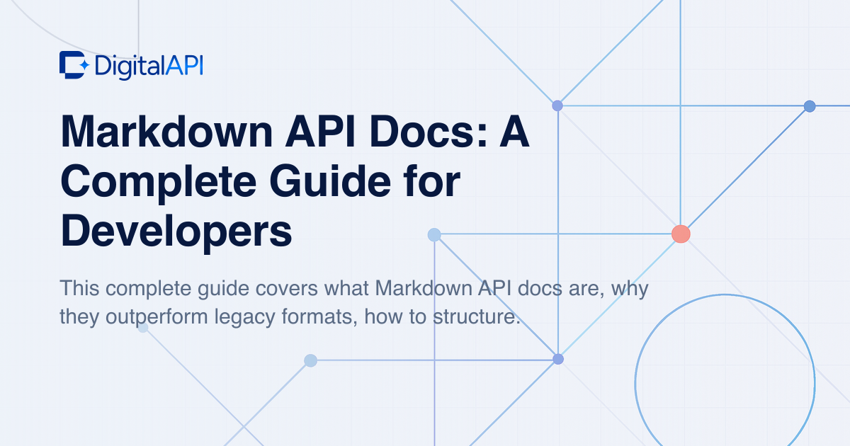 Markdown API docs — DigitalAPI