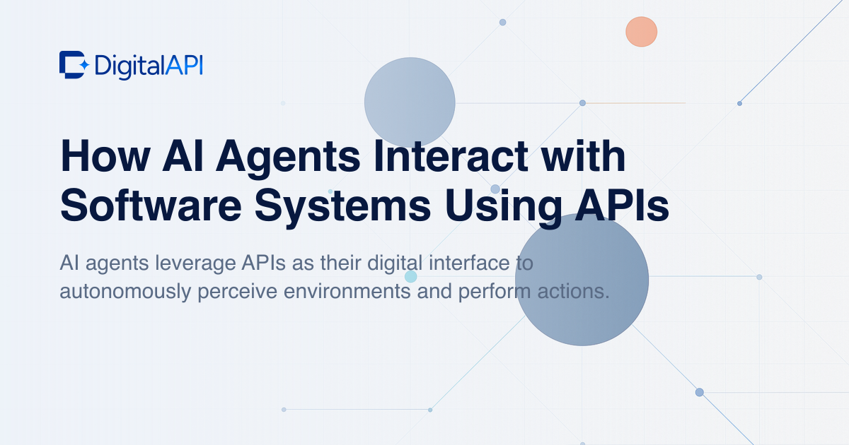 How AI agents use APIs — DigitalAPI