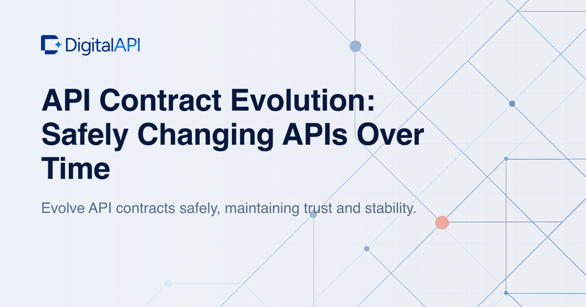 API contract evolution — DigitalAPI