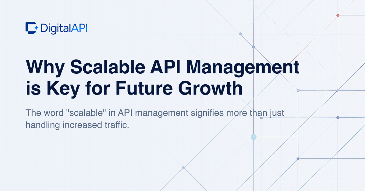 Scalable API management — DigitalAPI