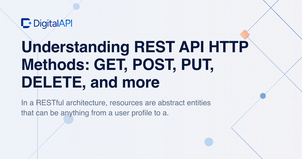 REST API HTTP methods — DigitalAPI