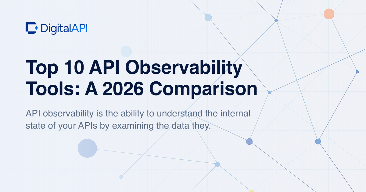 API observability tools — DigitalAPI