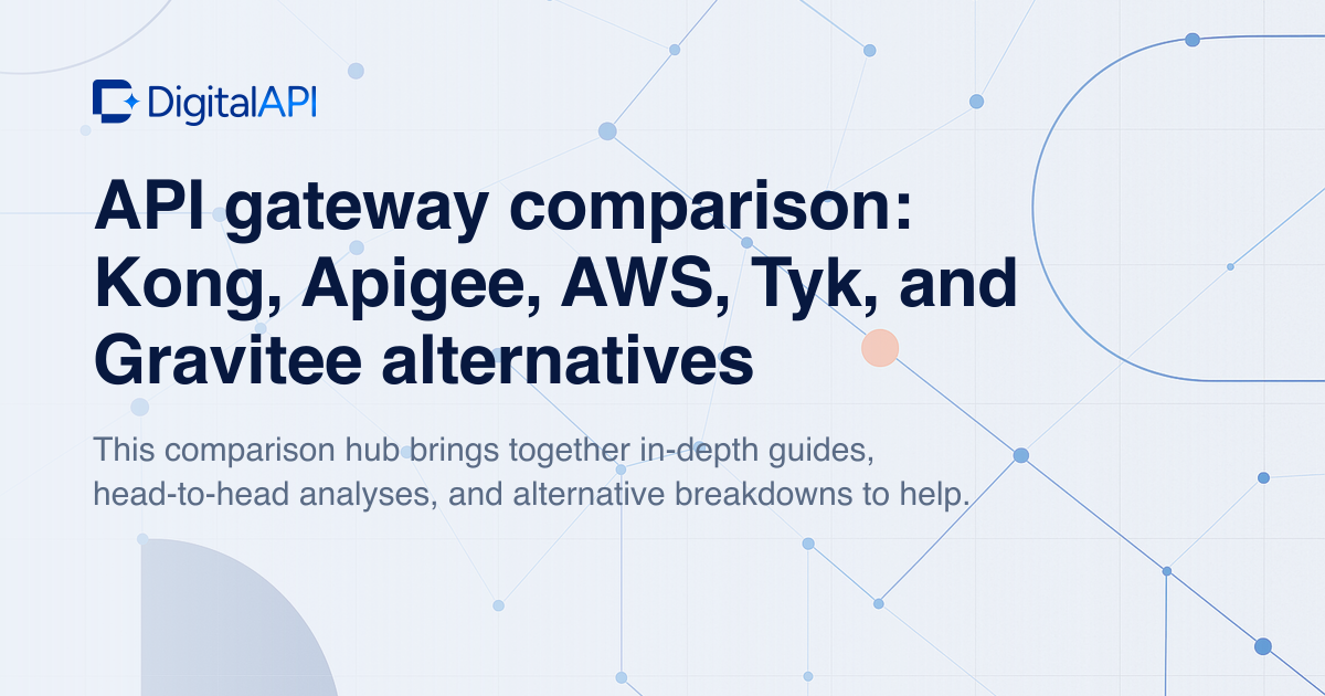 API gateway comparison hub — DigitalAPI