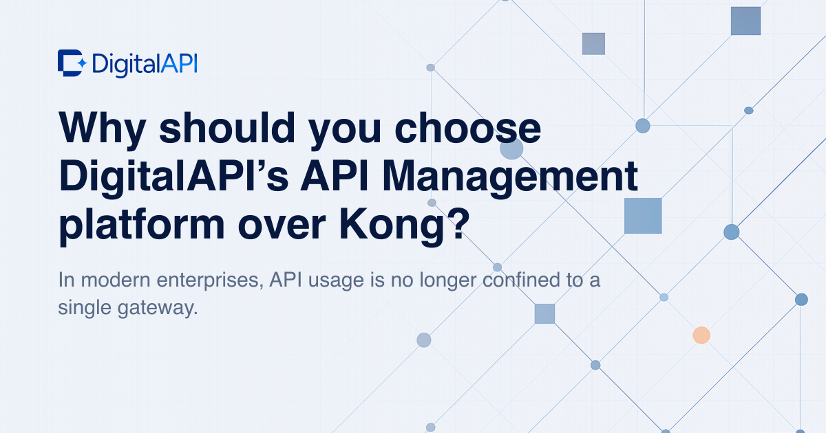 DigitalAPI vs Kong — DigitalAPI