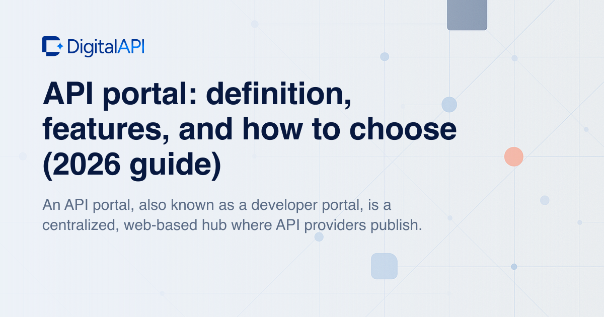 API portal guide — DigitalAPI