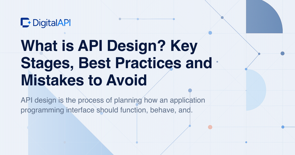What is API design — DigitalAPI