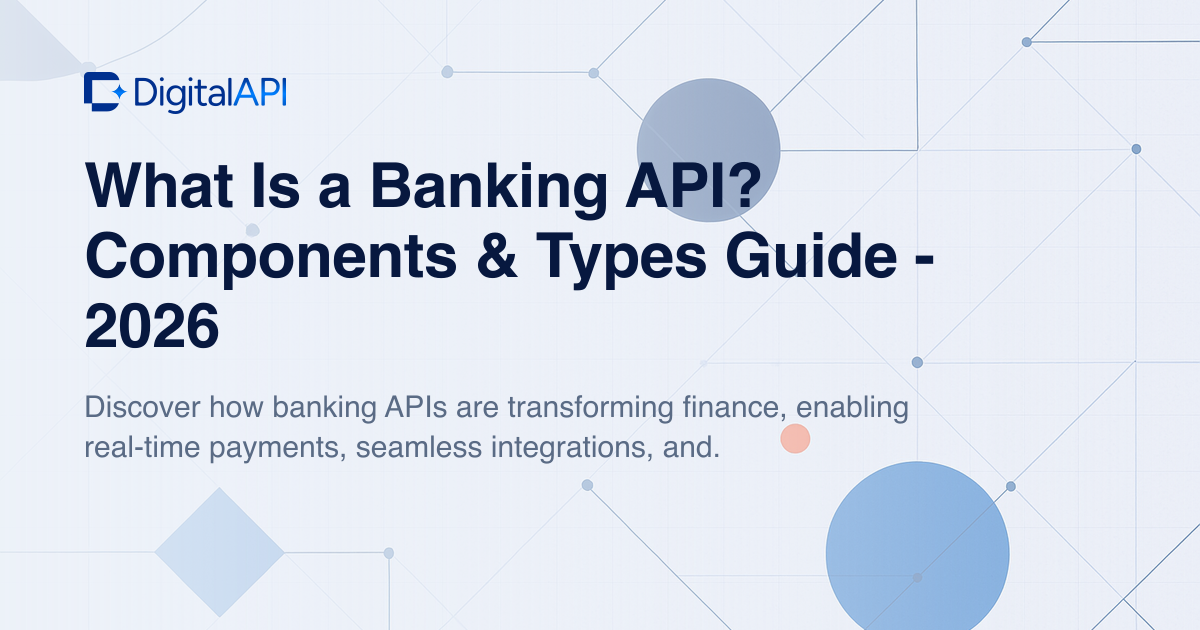 What is a banking API — DigitalAPI