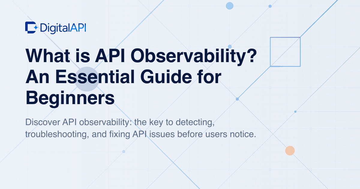 What is API observability — DigitalAPI