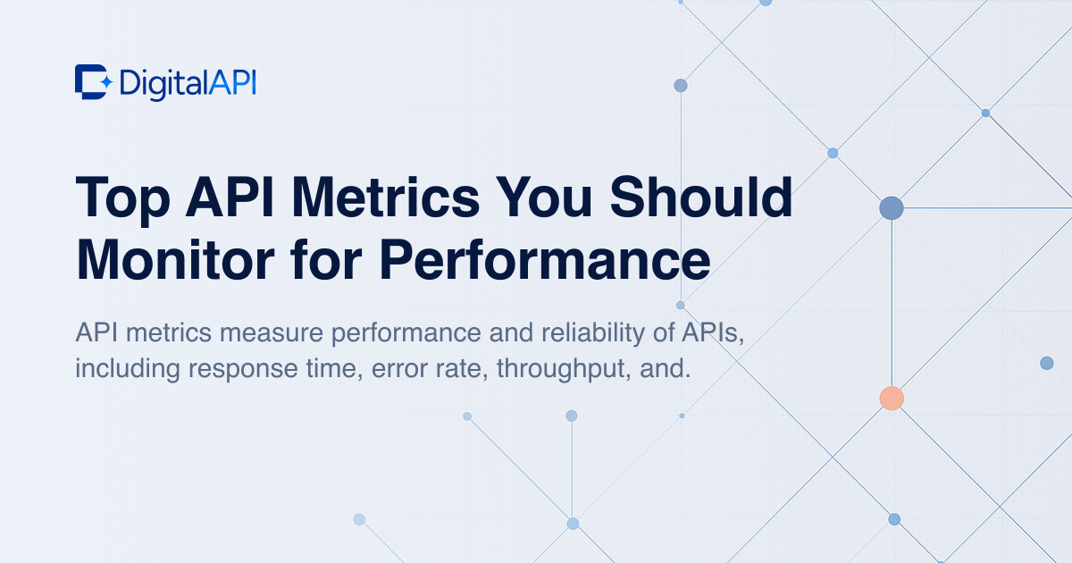 Top API metrics — DigitalAPI