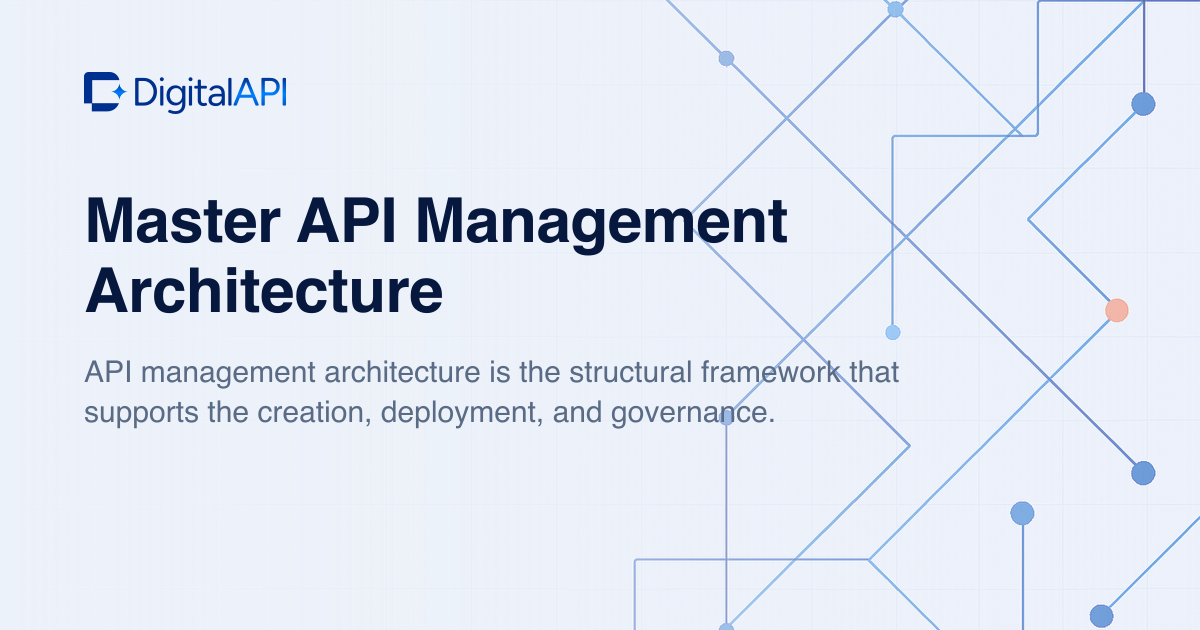 API management architecture — DigitalAPI