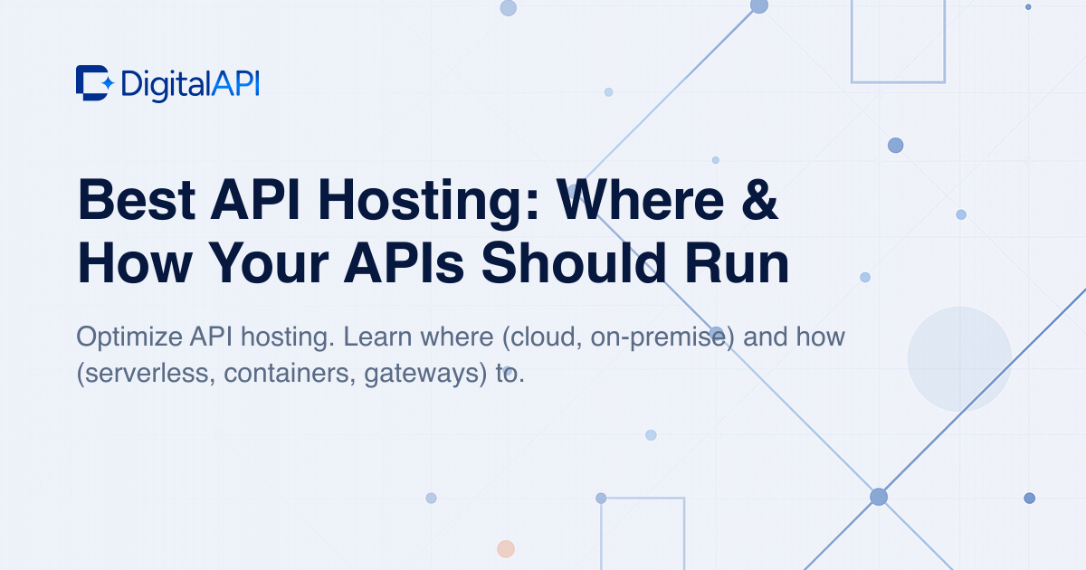 Best API hosting — DigitalAPI