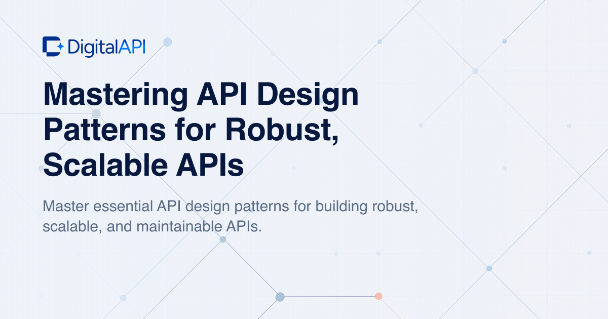 API design patterns — DigitalAPI
