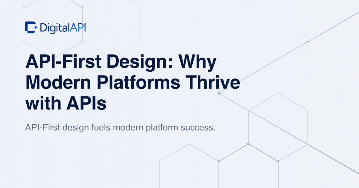 API-first design — DigitalAPI