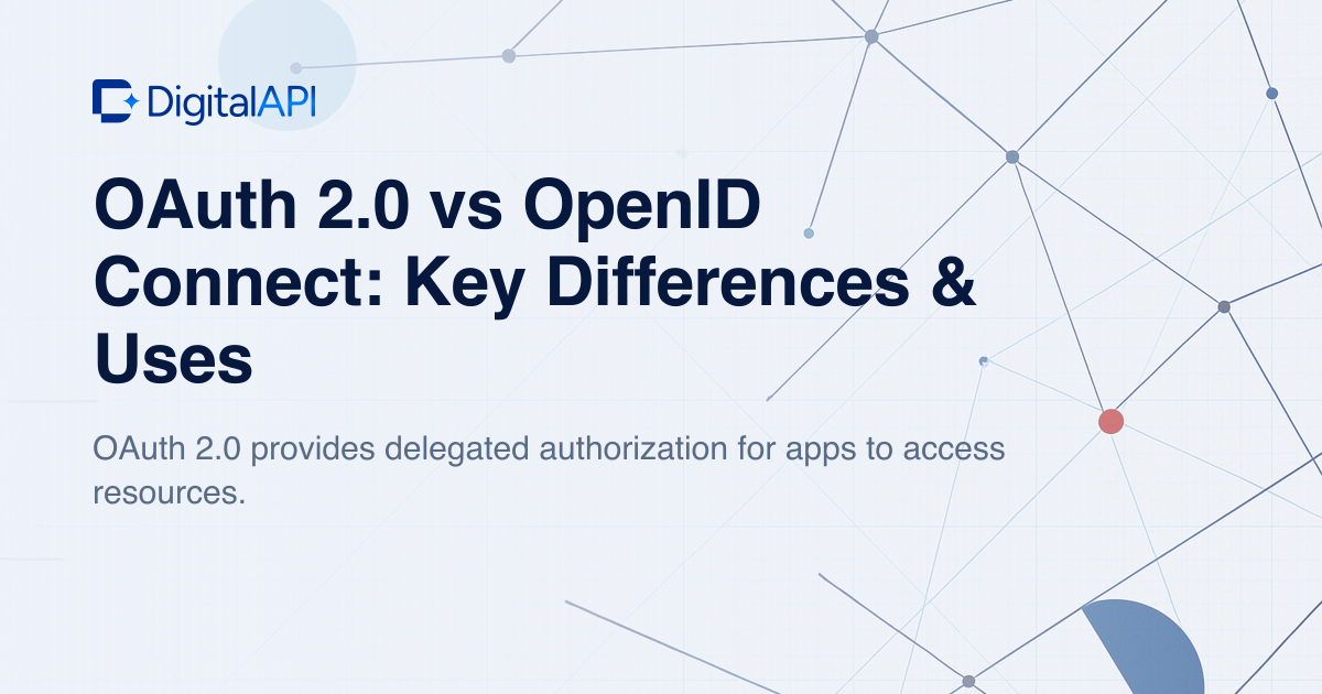 OAuth 2.0 vs OpenID Connect — DigitalAPI