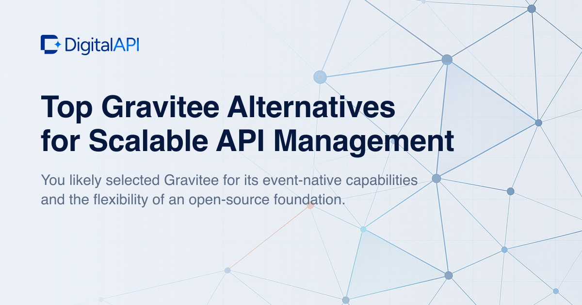 Top Gravitee alternatives — DigitalAPI