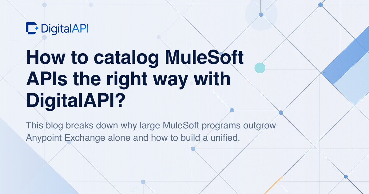 Catalog MuleSoft APIs — DigitalAPI