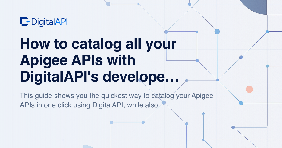 Apigee API catalog guide — DigitalAPI