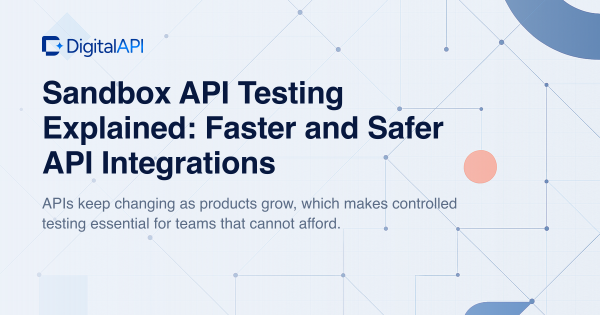 Sandbox API testing — DigitalAPI