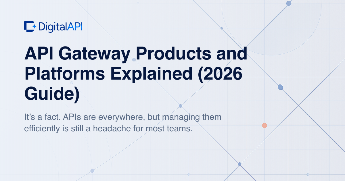 API gateway products explained — DigitalAPI