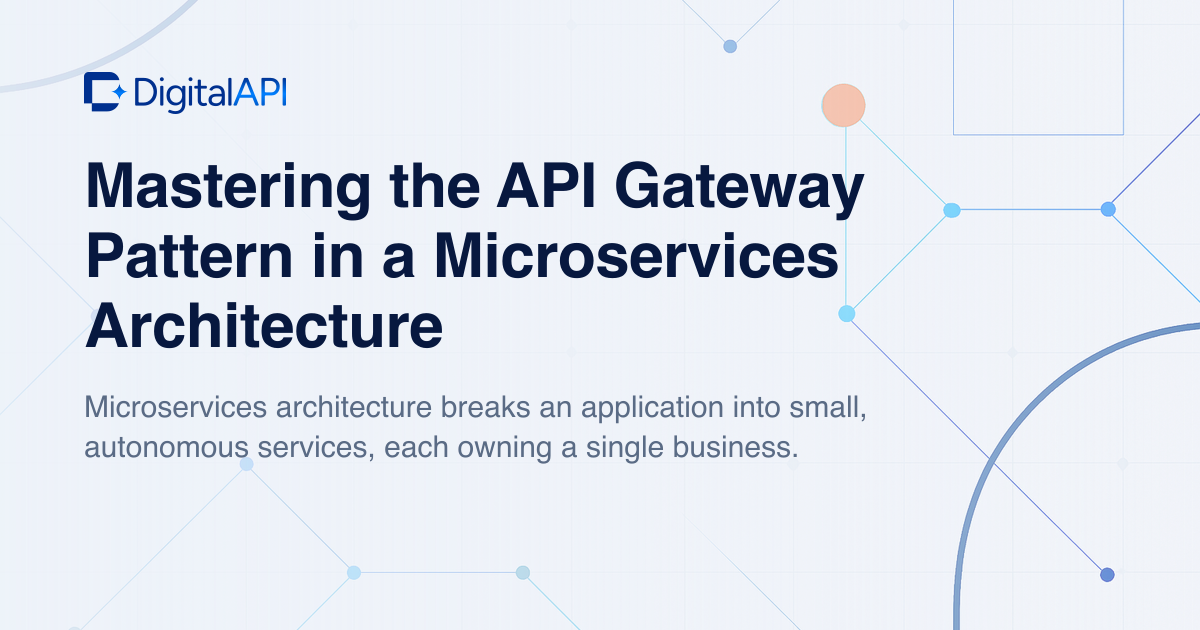 API gateway pattern in microservices — DigitalAPI
