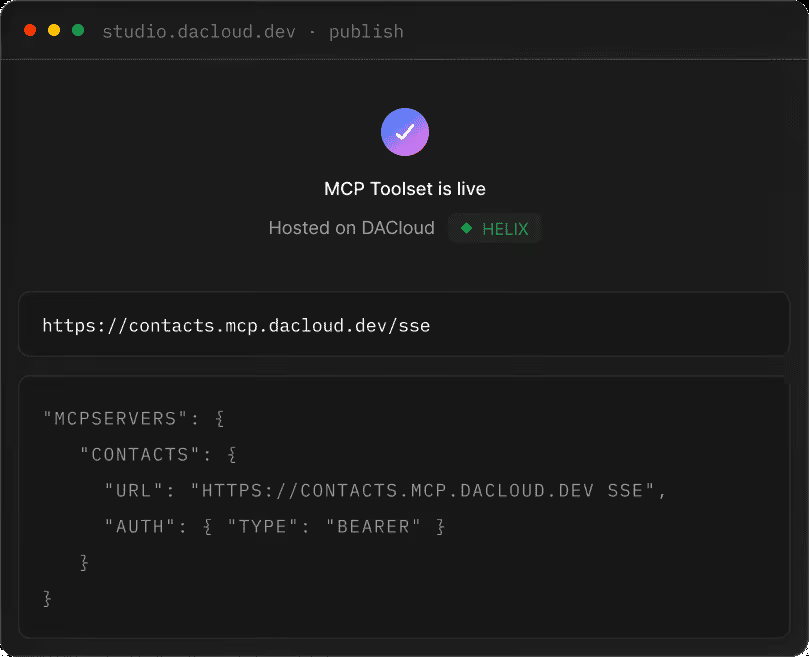 DigitalAPI MCP Gateway brokering agent calls to a published MCP server