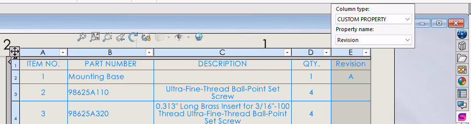 Add Revision to a BOM (Optional)