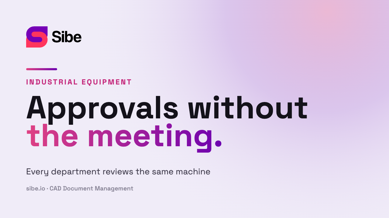 How industrial equipment teams review SolidWorks designs