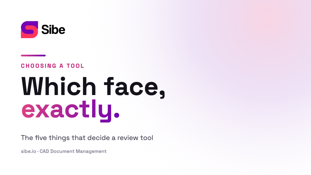 Choosing a 3D design feedback tool
