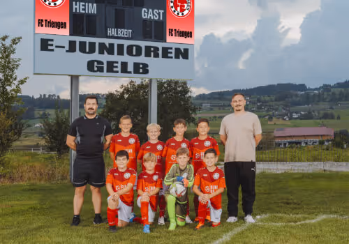 E Junioren Gelb Teamfoto