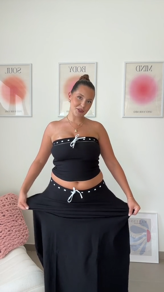 Image of a model wearing a dress