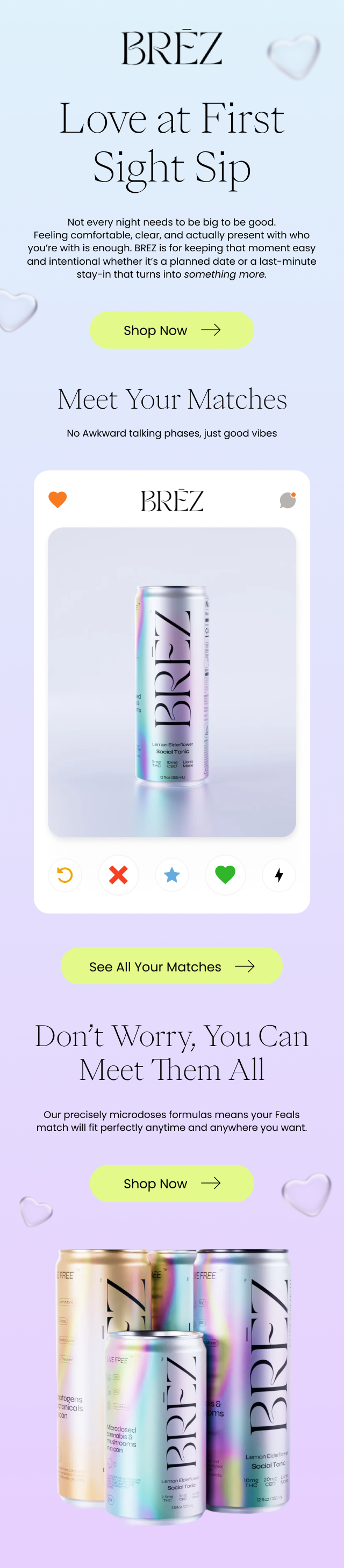 BREZ email design by Mailzy