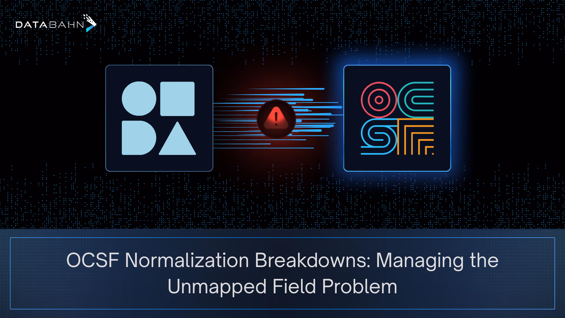 Blog Cover: OCSF Normalization Breakdowns: Managing the Unmapped Field Problem