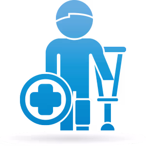 worker injured - illustration