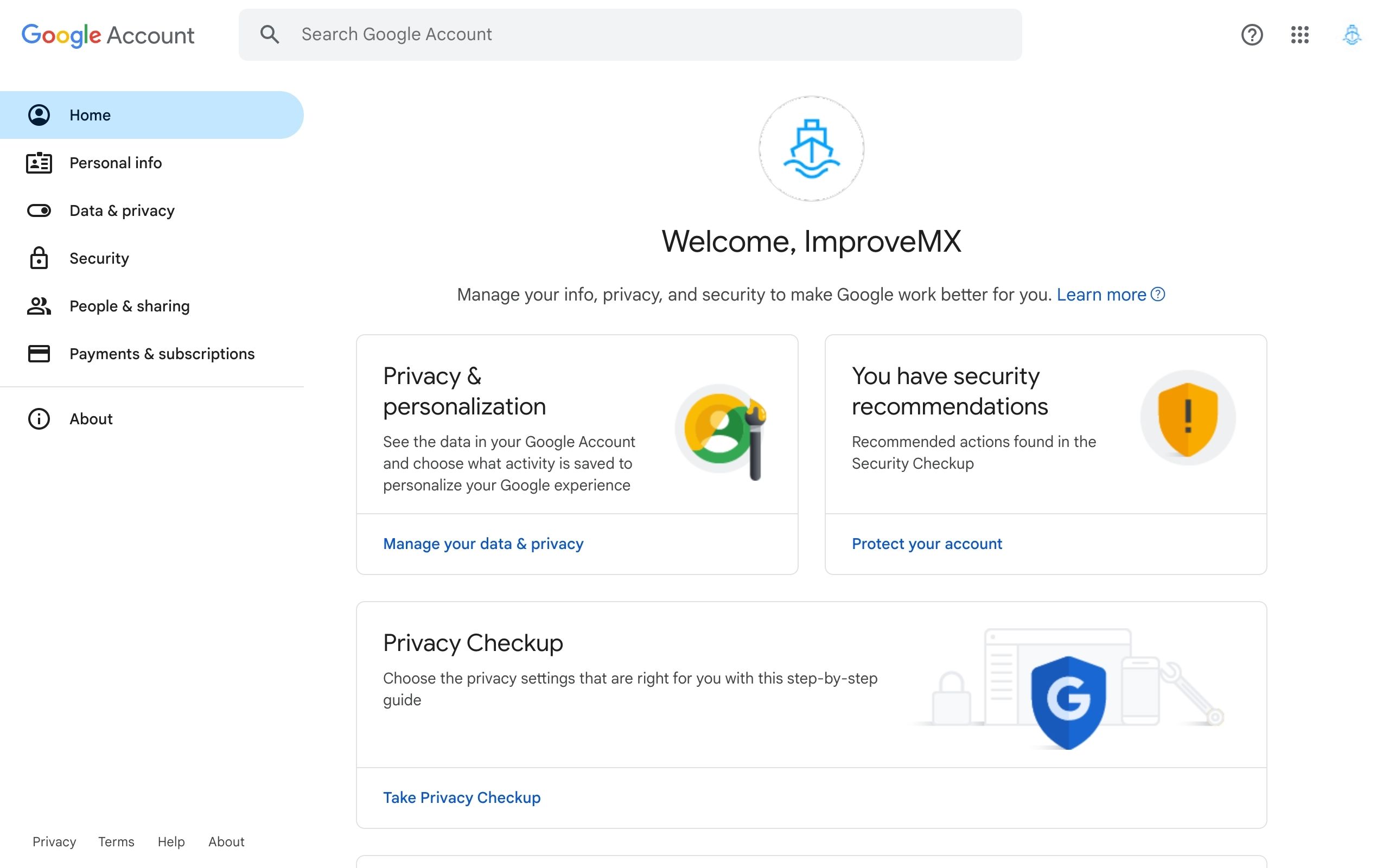 Create Google Account