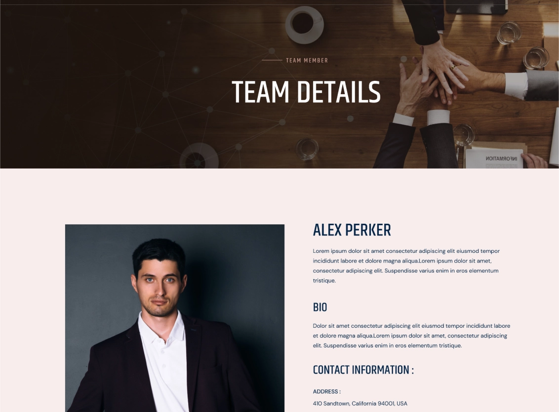 Team Details New