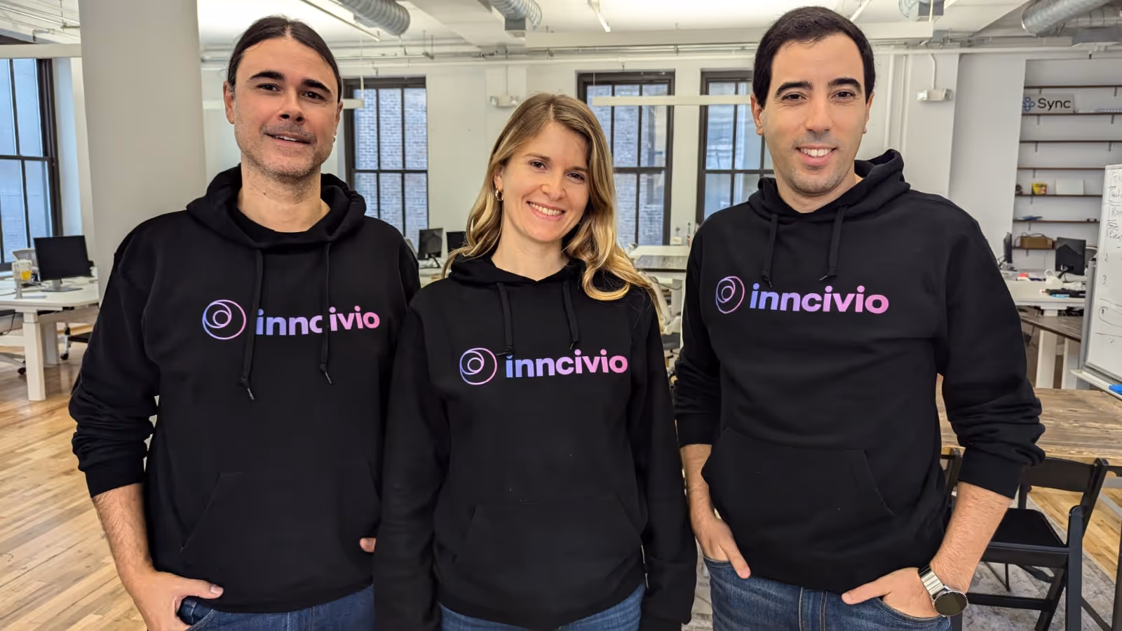 inncivio Founders: Ghassen BENHADJSALAH, Anna RAAFAT, Fernando FELIX