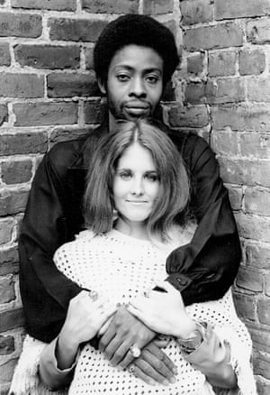 An interracial couple, Boston, 1969