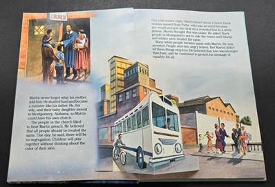 1992 Pop-Up Book - Martin Luther King, Jr.: An Adventure in Courage image 4
