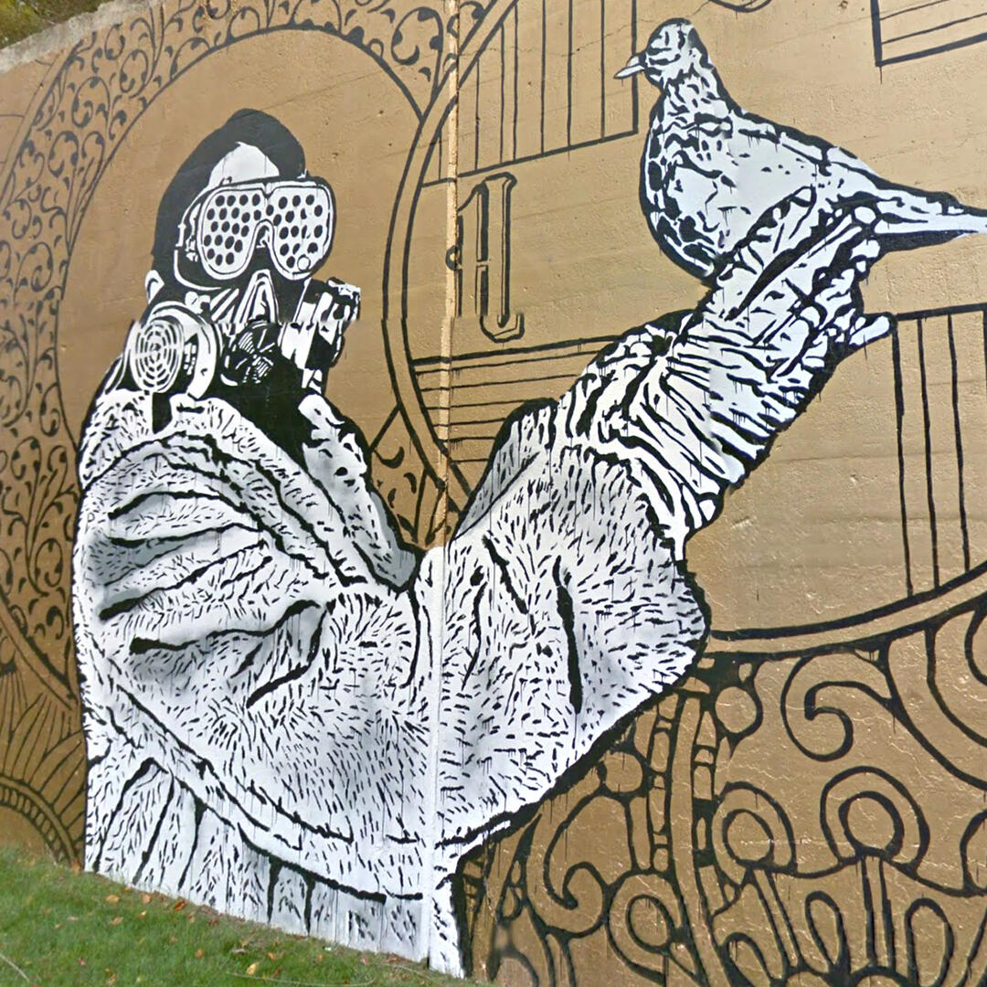 Dequindre Cut Greenway Murals in Detroit, MI (2 Photos)