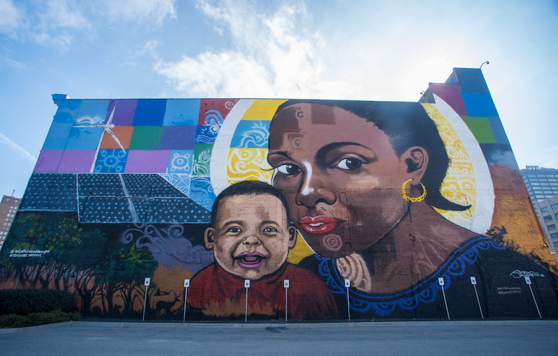 Detroit Be The Change - Street Art For Mankind