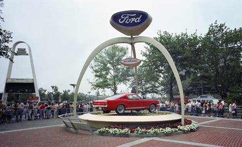 1964 World's Fair Ford Exhibit 1965 Mustang