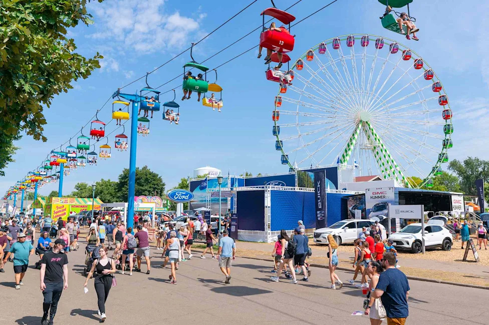 General views of the Minnesota State Fair in Saint Paul, Minnesota.Credit: AaronP/Getty Images