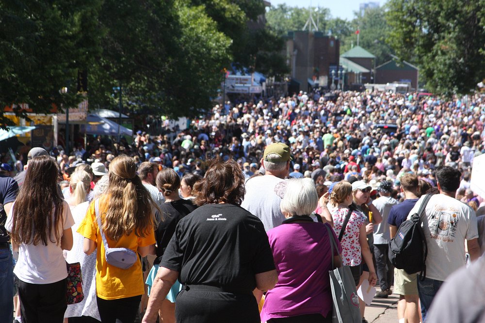 It's crowded. I was there on a Friday. But the people watching was excellent.