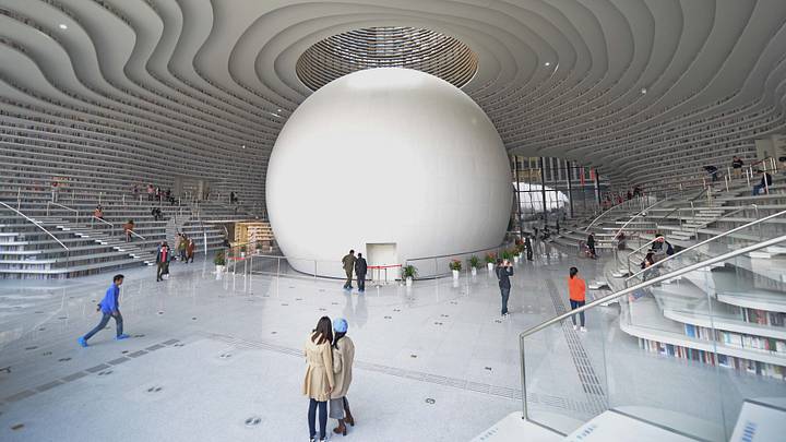Tianjin Binhai Library, China.